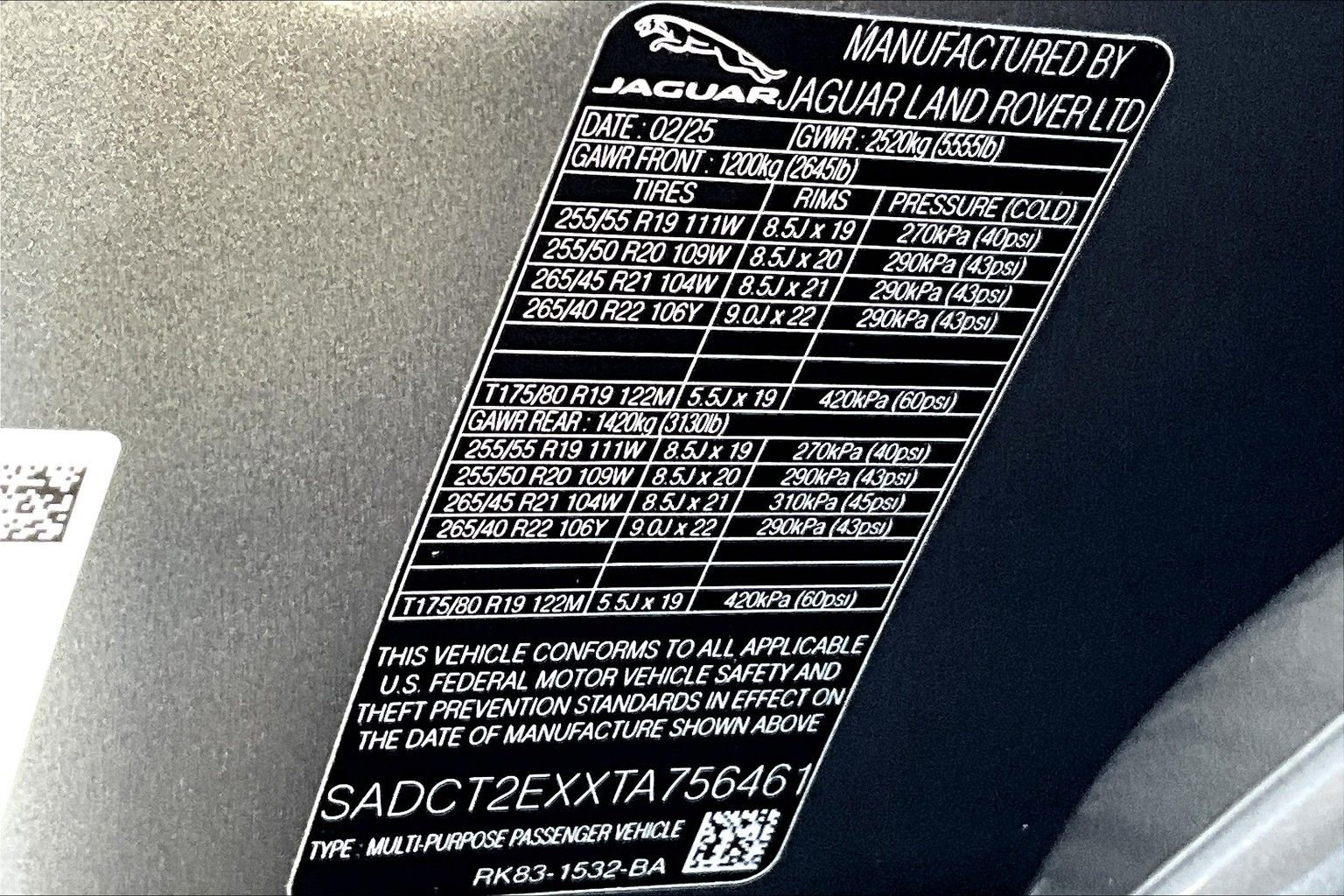 New 2026 Jaguar F-PACE R-Dynamic S image 13