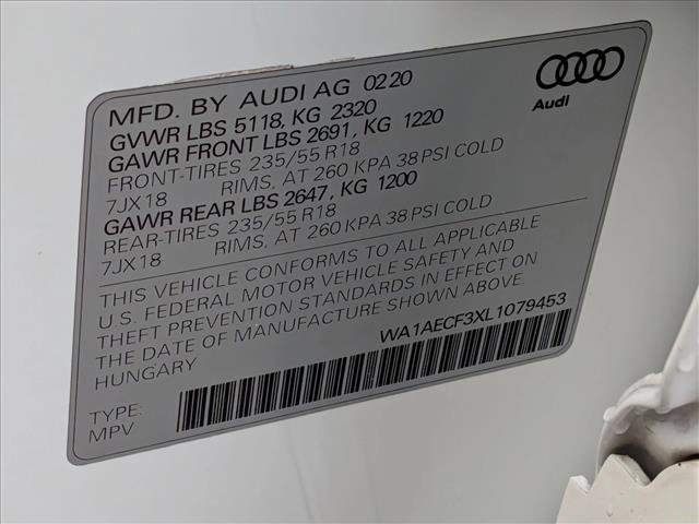 Used 2020 Audi Q3 2.0T Premium w/ Convenience Package image 24