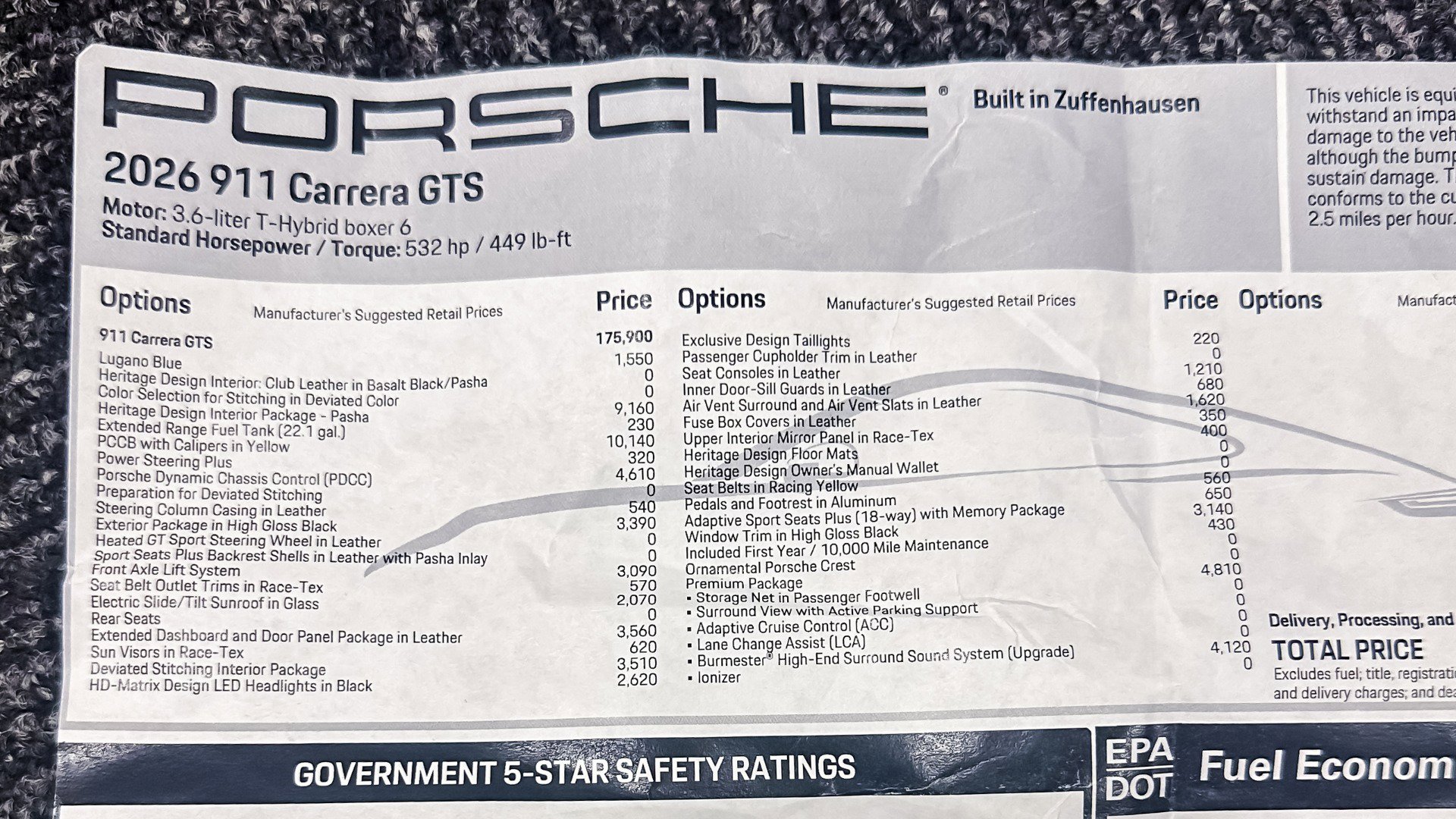 Used 2026 Porsche 911 Carrera GTS image 96