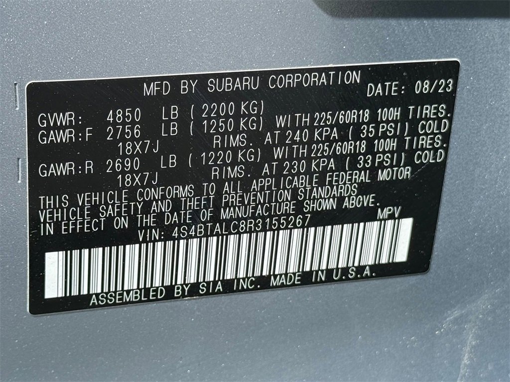 Used 2024 Subaru Outback Onyx Edition image 34