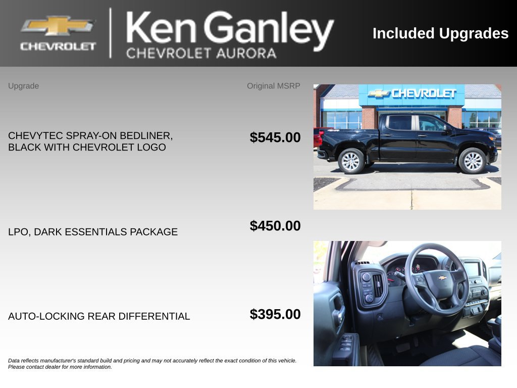 Used 2022 Chevrolet Silverado 1500 Custom w/ LPO, Dark Essentials Package AWD/4WD image 6