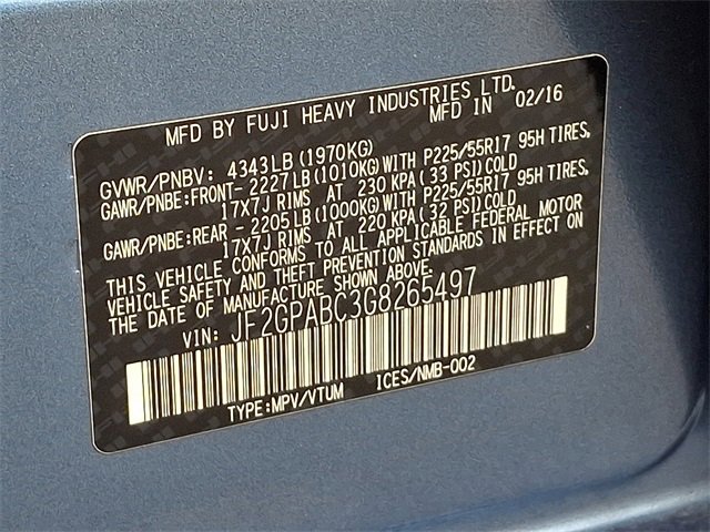 Used 2016 Subaru Crosstrek 2.0i Premium w/ Moonroof Package image 28