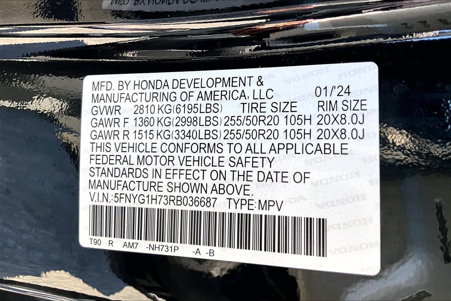 Used 2024 Honda Pilot Touring image 35