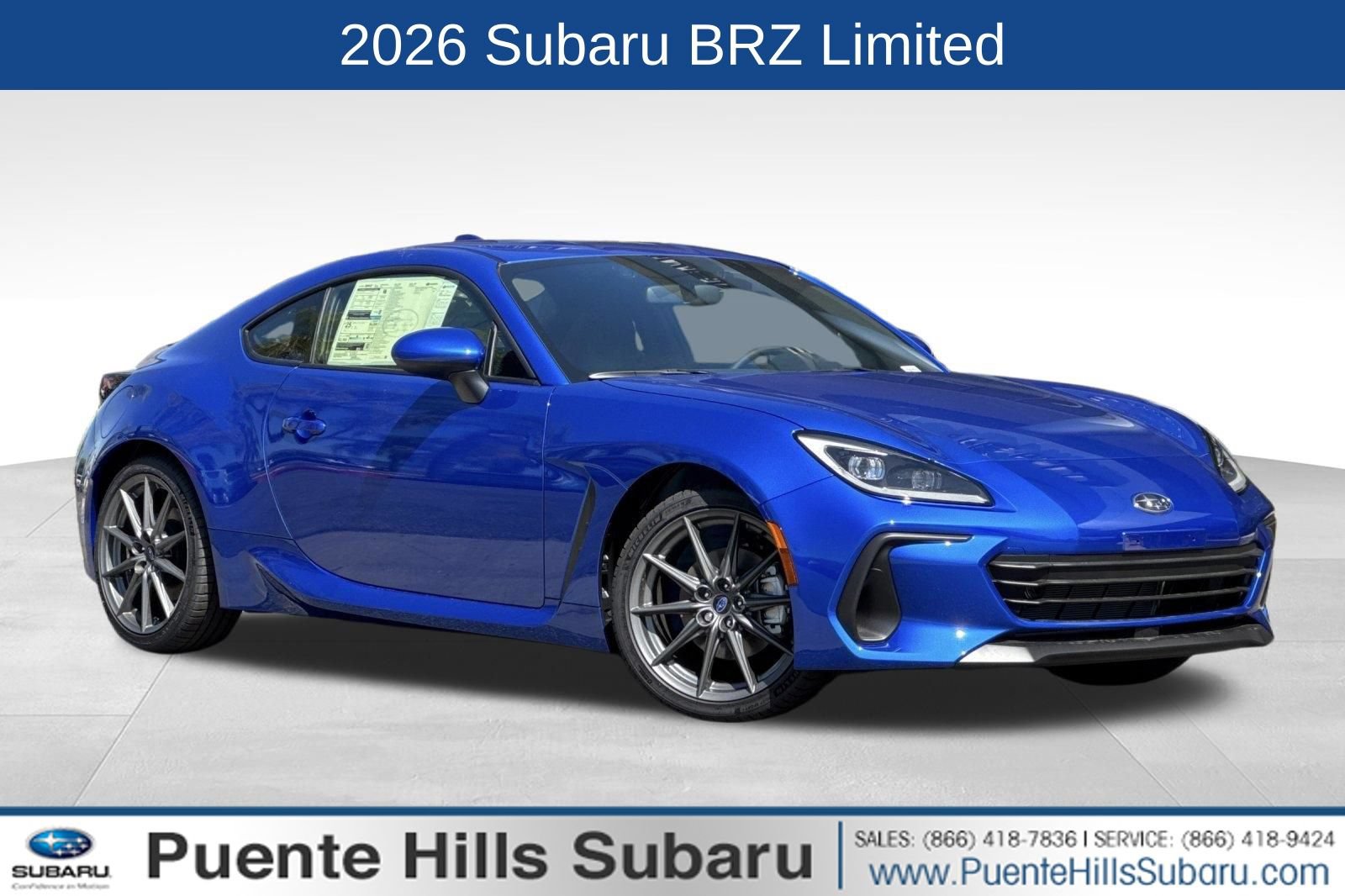 New 2026 Subaru BRZ Limited