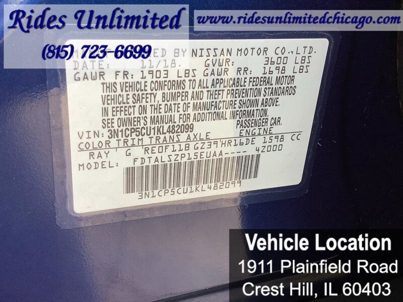 Used 2019 Nissan Kicks SV FWD image 21