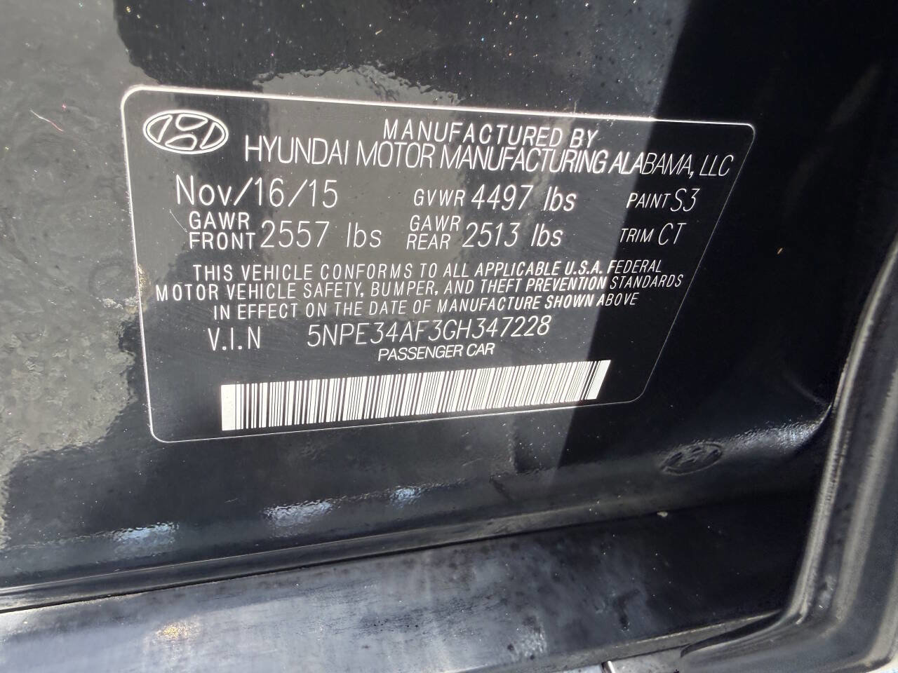 Used 2016 Hyundai Sonata Sport w/ Option Group 03 FWD image 29