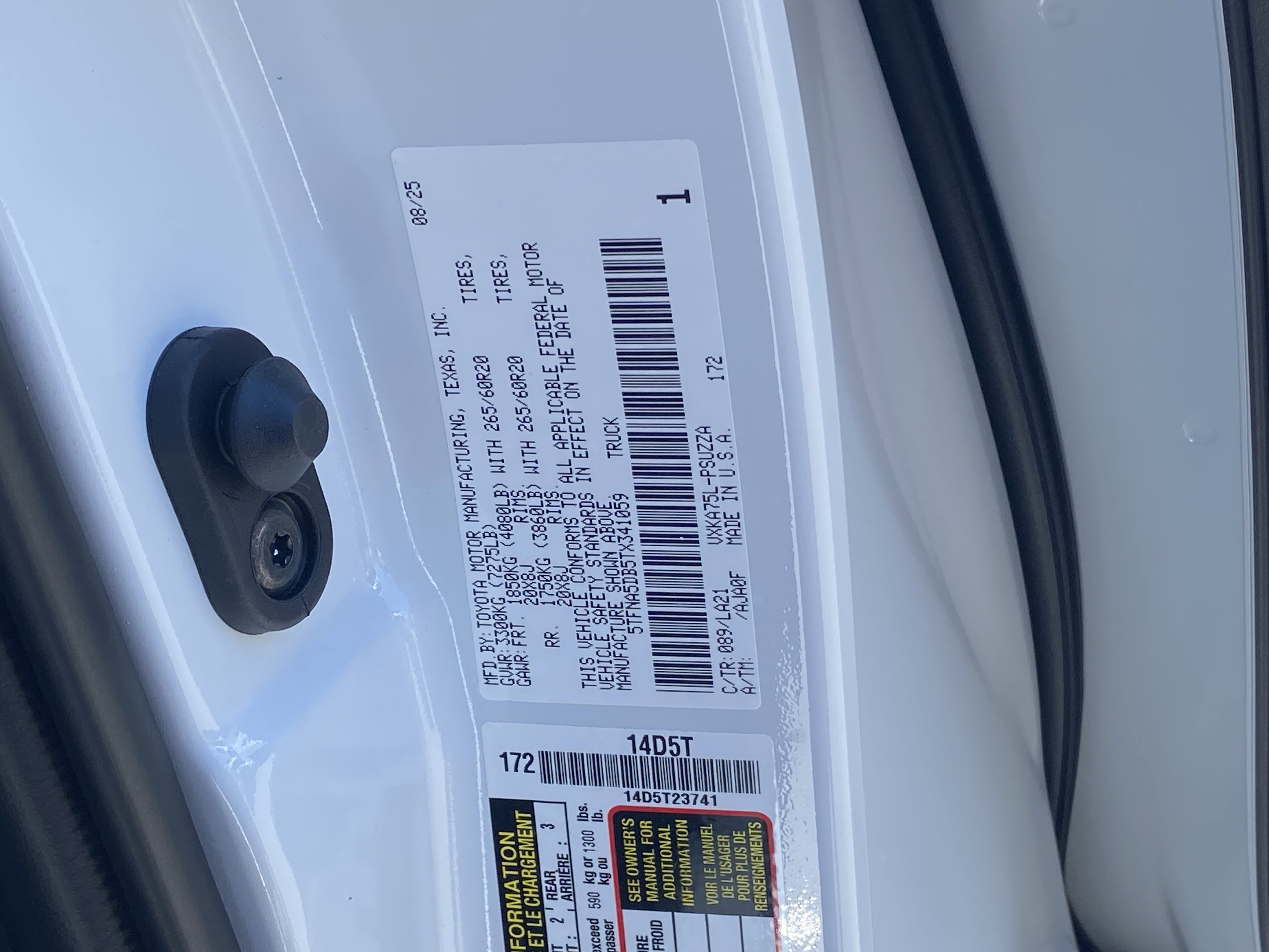New 2026 Toyota Tundra Platinum image 21