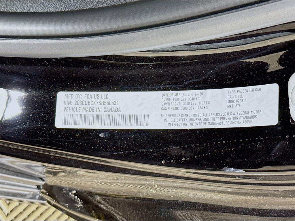 New 2025 Dodge Charger R/T w/ Quick Order Package 25M R/T image 33