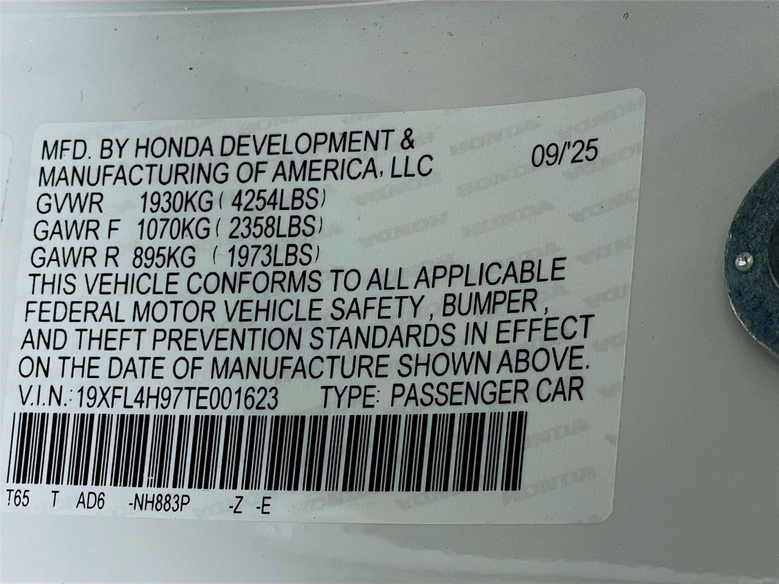 New 2026 Honda Civic Sport Touring image 24