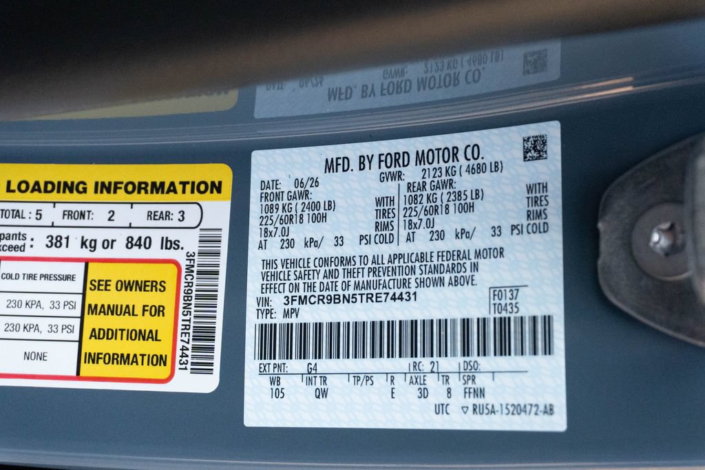 New 2026 Ford Bronco Sport Big Bend w/ Convenience Package AWD/4WD image 25