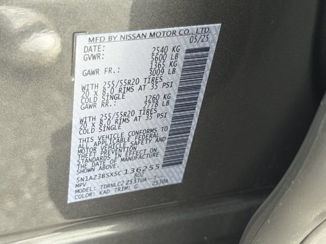 Certified 2025 Nissan Murano SV AWD/4WD image 34