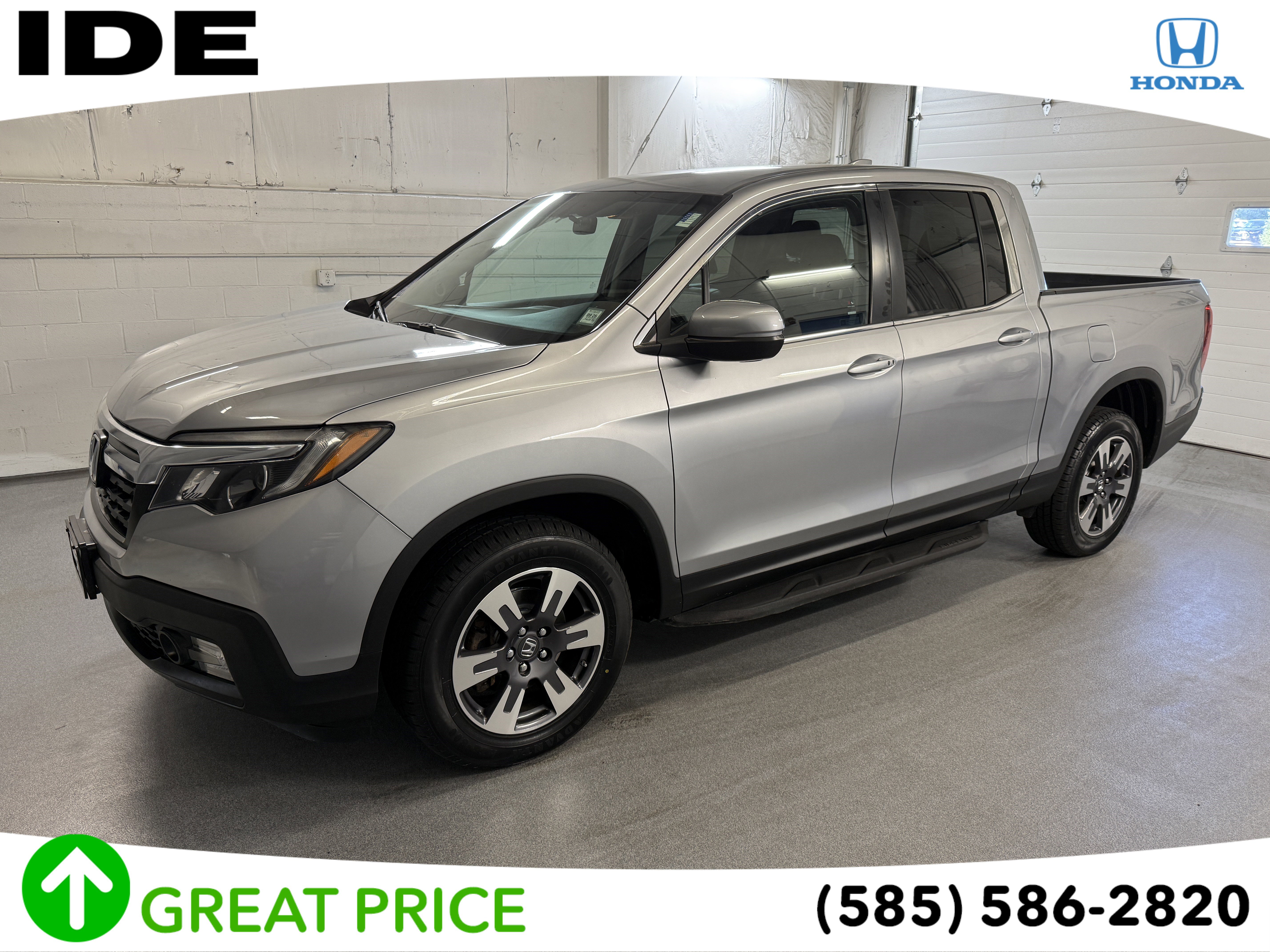 Certified 2017 Honda Ridgeline RTL