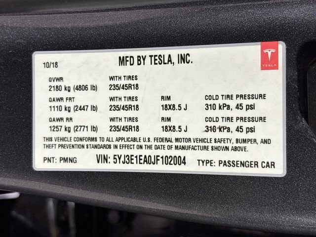 Used 2018 Tesla Model 3 Long Range RWD image 30