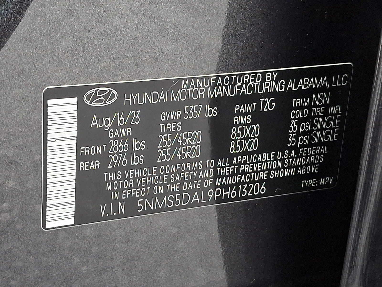 Certified 2023 Hyundai Santa Fe Calligraphy w/ Cargo Package AWD/4WD image 30