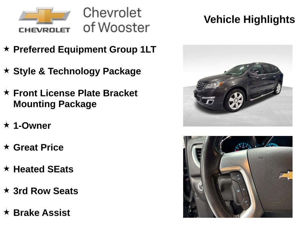 Used 2016 Chevrolet Traverse LT w/ Style and Technology Package AWD/4WD video 2