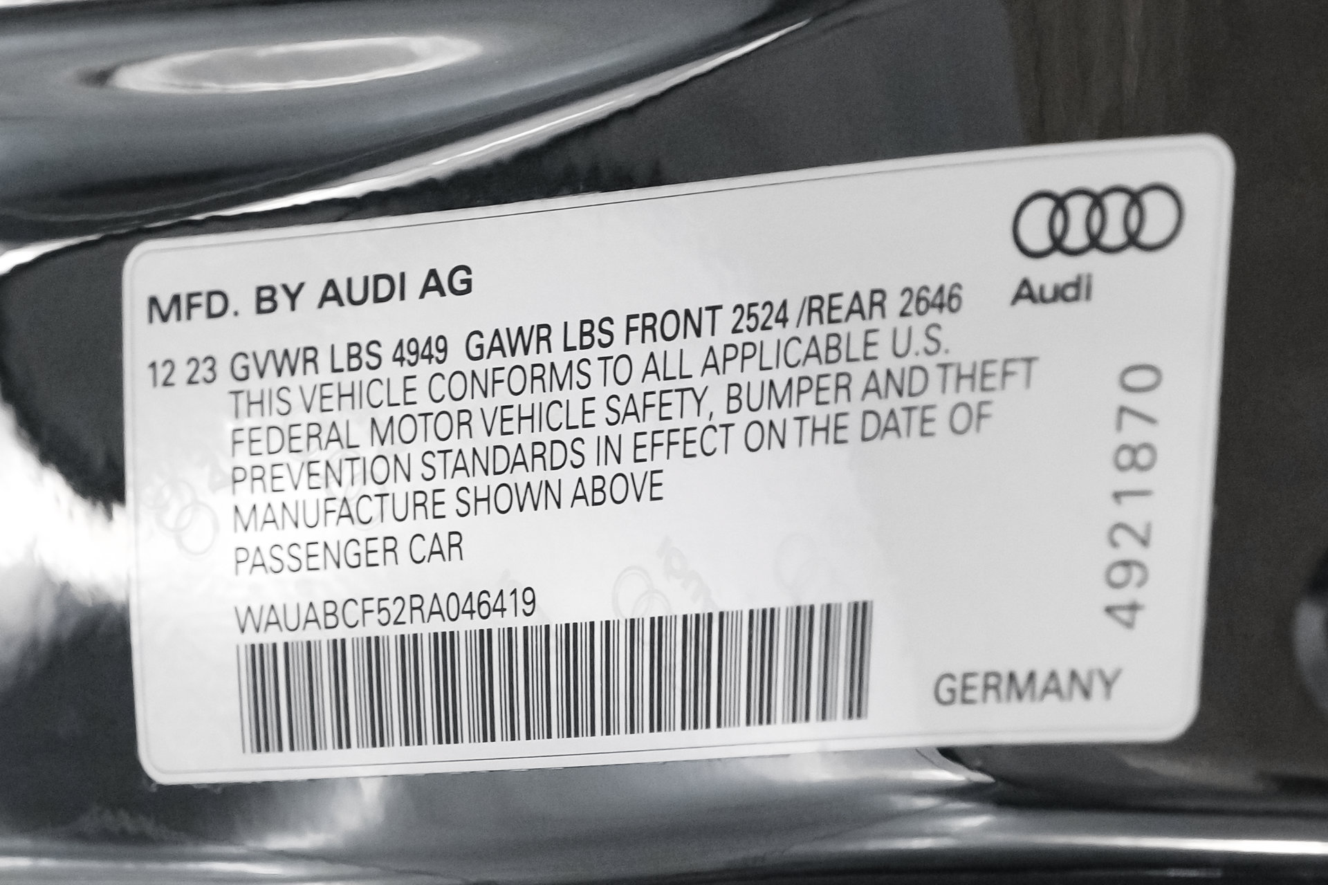 Used 2024 Audi A5 2.0T Premium w/ Convenience Package AWD/4WD image 75