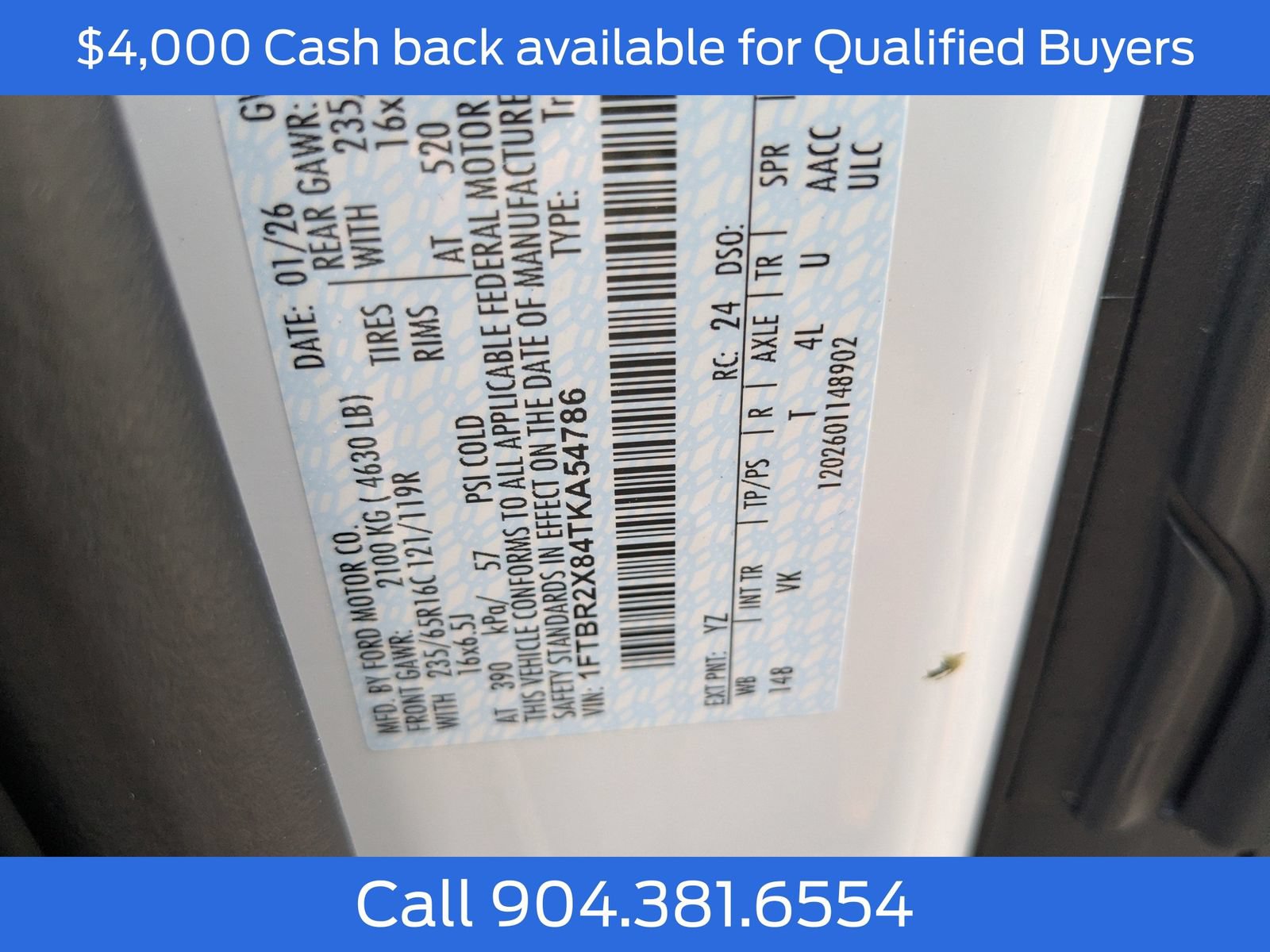 New 2026 Ford Transit 250 148 High Roof AWD image 19