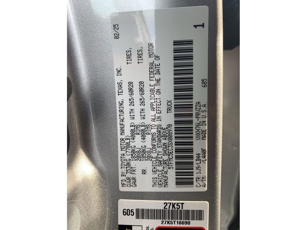 New 2025 Toyota Tundra 1794 Edition AWD/4WD image 31