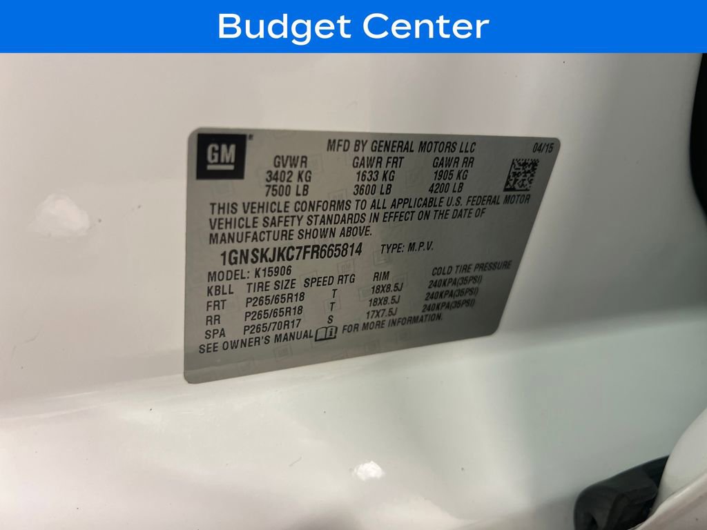 Used 2015 Chevrolet Suburban LT w/ Luxury Package AWD/4WD image 28