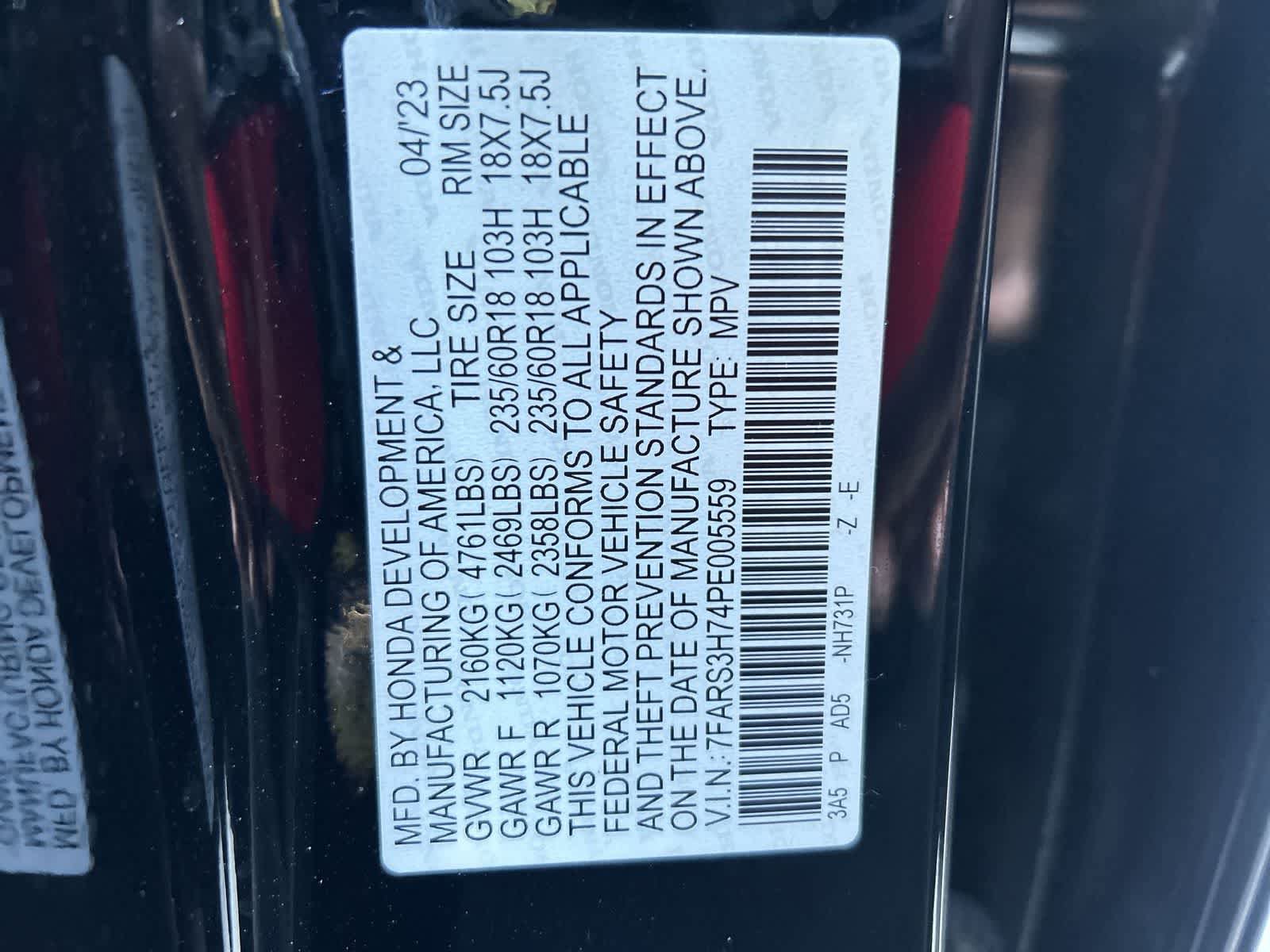 Certified 2023 Honda CR-V EX-L image 2