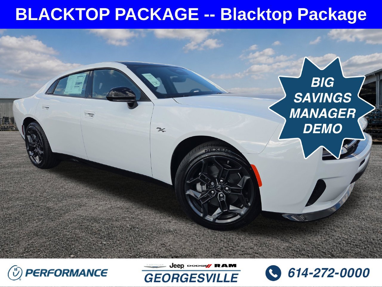 New 2026 Dodge Charger R/T w/ Blacktop Package