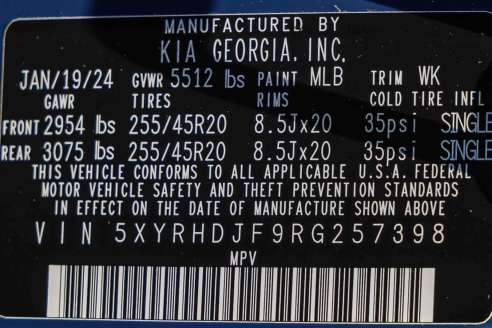 Certified 2024 Kia Sorento X-Line EX AWD/4WD image 29