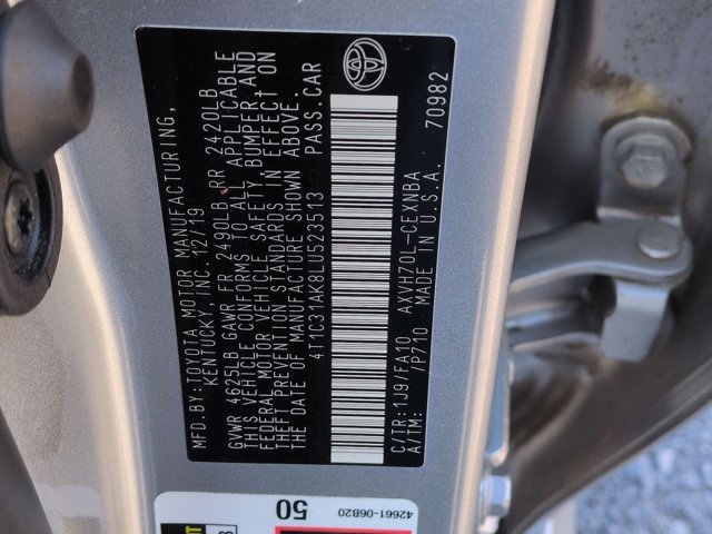 Certified 2020 Toyota Camry LE image 12