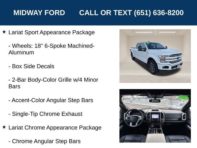 Certified 2019 Ford F150 Lariat w/ Equipment Group 502A Luxury image 30