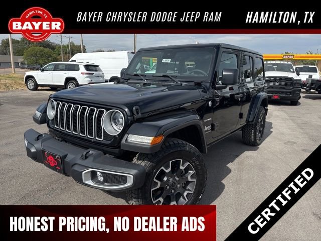 Used 2024 Jeep Wrangler Sahara w/ Technology Group image 1