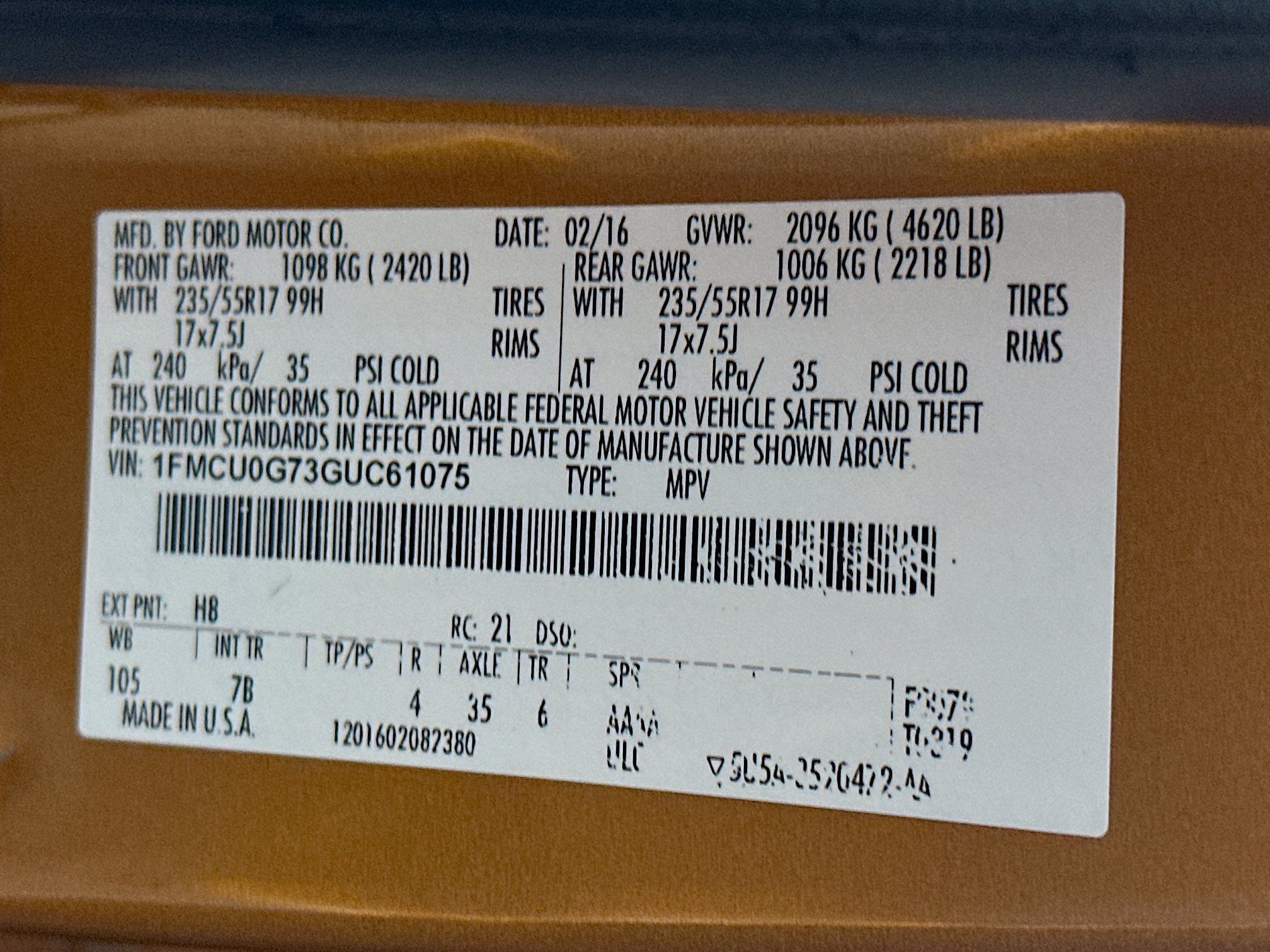 Used 2016 Ford Escape SE FWD image 12