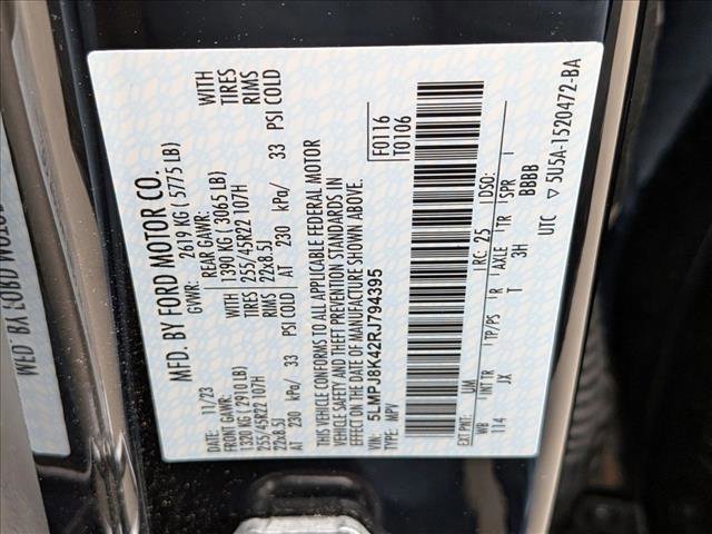 Used 2024 Lincoln Nautilus Reserve w/ Equipment Group 202A image 24