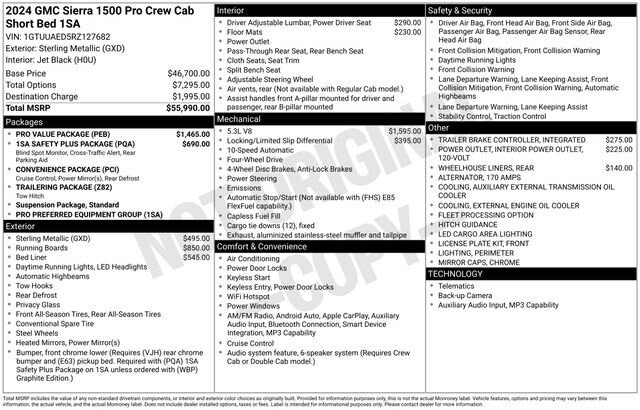 Certified 2024 GMC Sierra 1500 Pro w/ Pro Value Package image 2