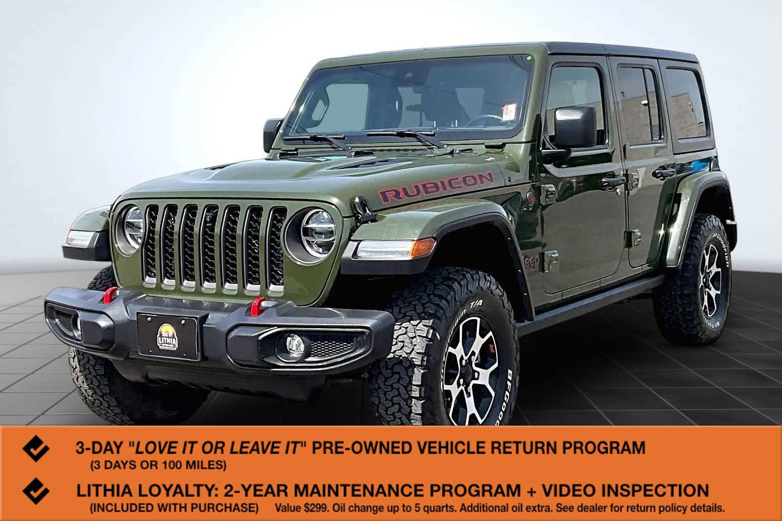 Used 2021 Jeep Wrangler Unlimited Rubicon AWD/4WD video 1