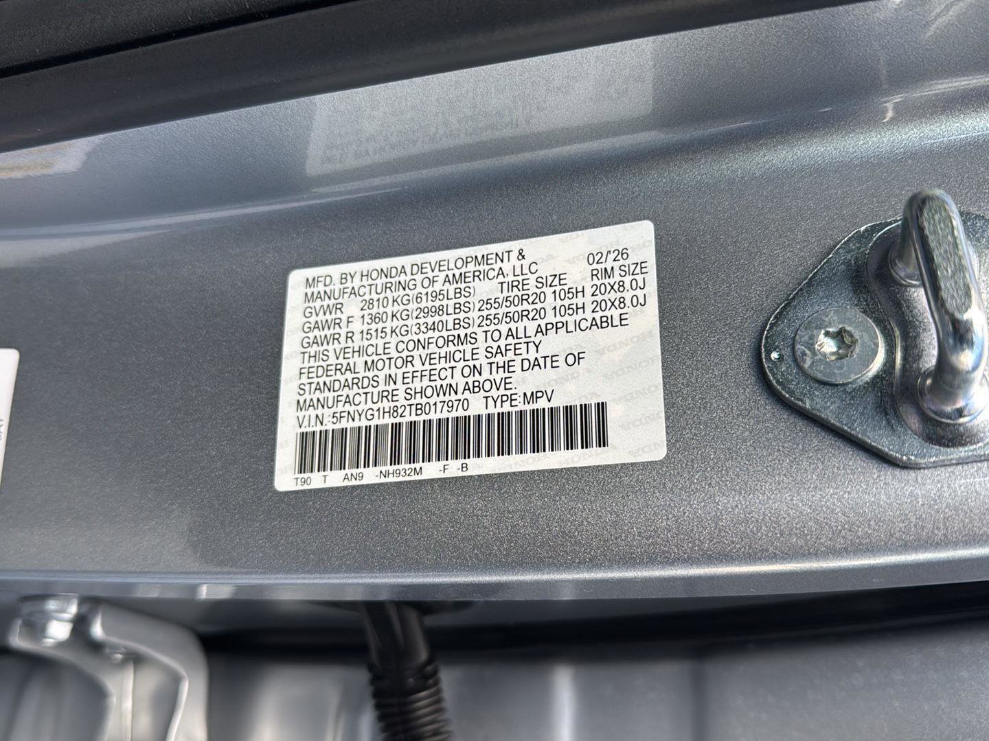 New 2026 Honda Pilot Elite image 33