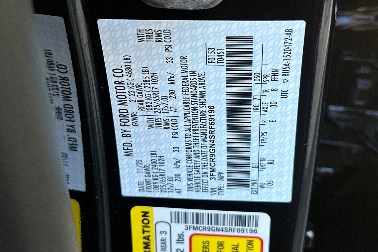 New 2025 Ford Bronco Sport Heritage w/ Convenience Package image 28