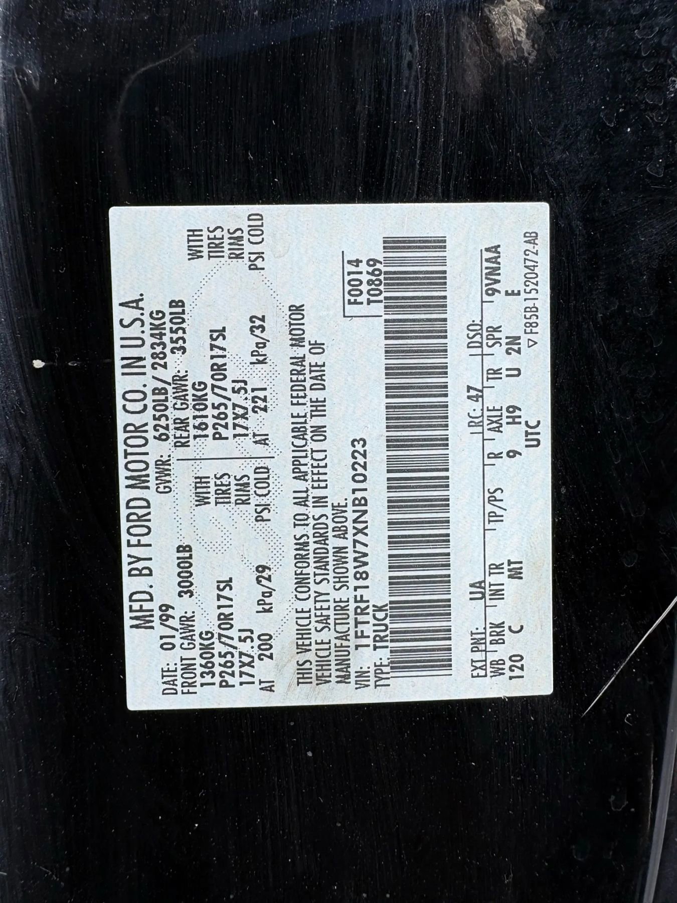 Used 1999 Ford F150 4x4 Regular Cab image 21