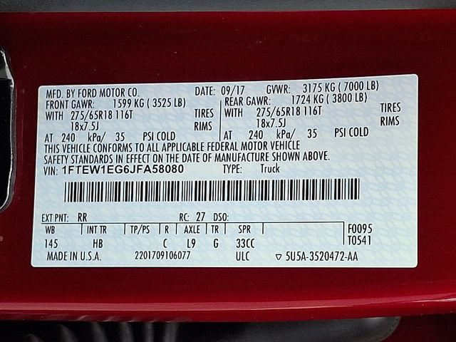 Used 2018 Ford F150 Lariat AWD/4WD image 28