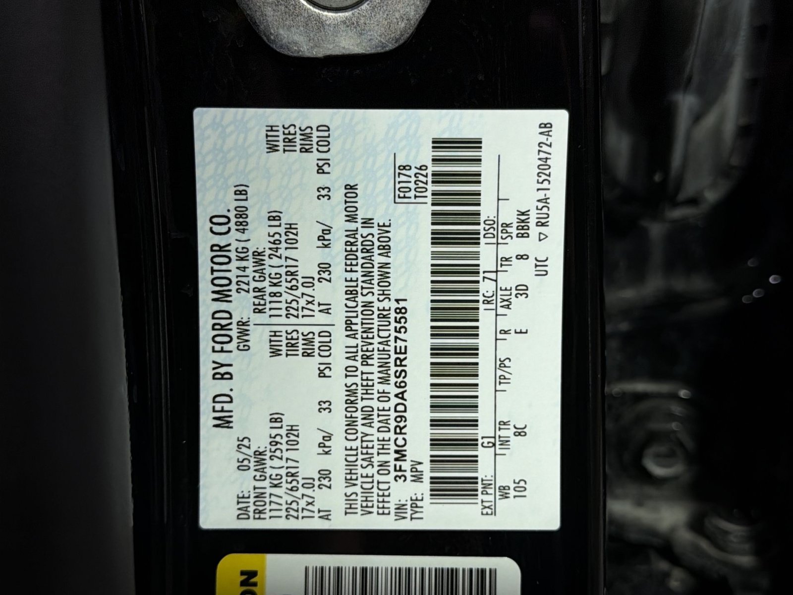 Used 2025 Ford Bronco Sport Badlands AWD/4WD image 34