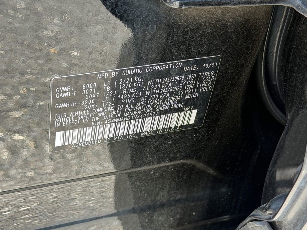 Used 2022 Subaru Ascent Touring w/ Popular Package #2A image 40