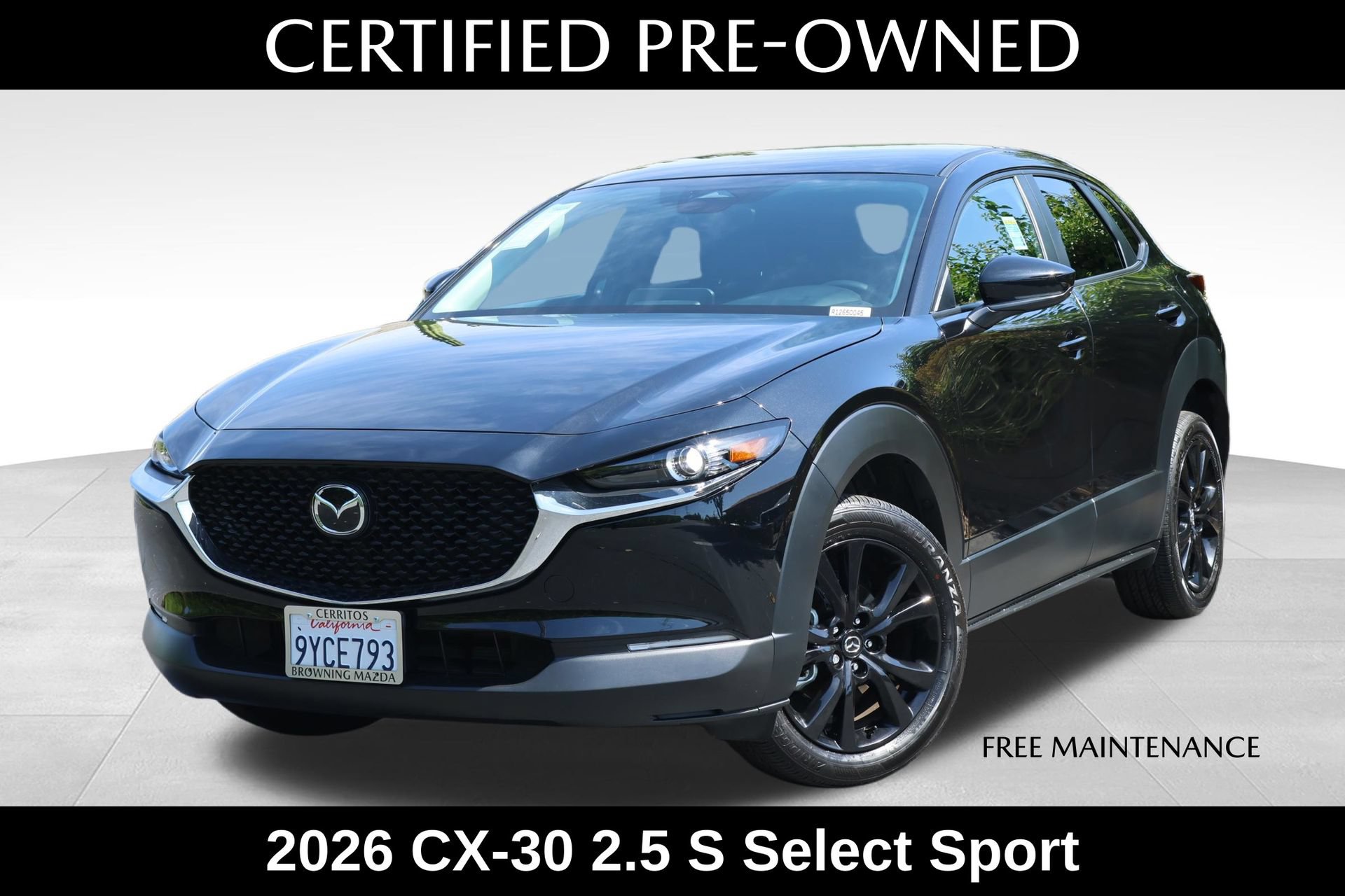 Certified 2026 MAZDA CX-30 AWD 2.5 S w/ Select Sport Pkg