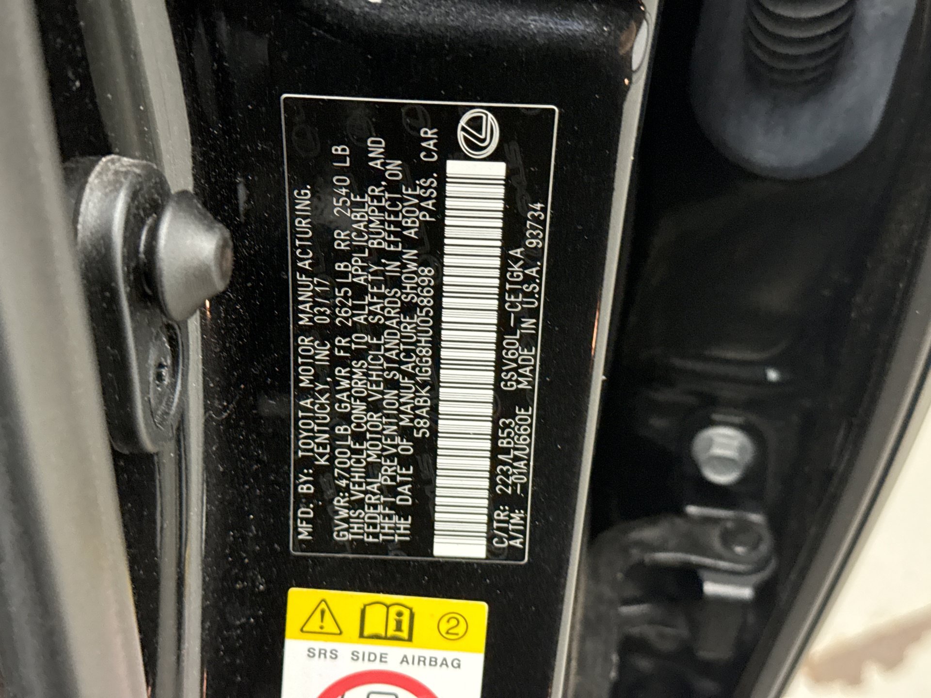 Used 2017 Lexus ES 350 w/ Luxury Package FWD image 11