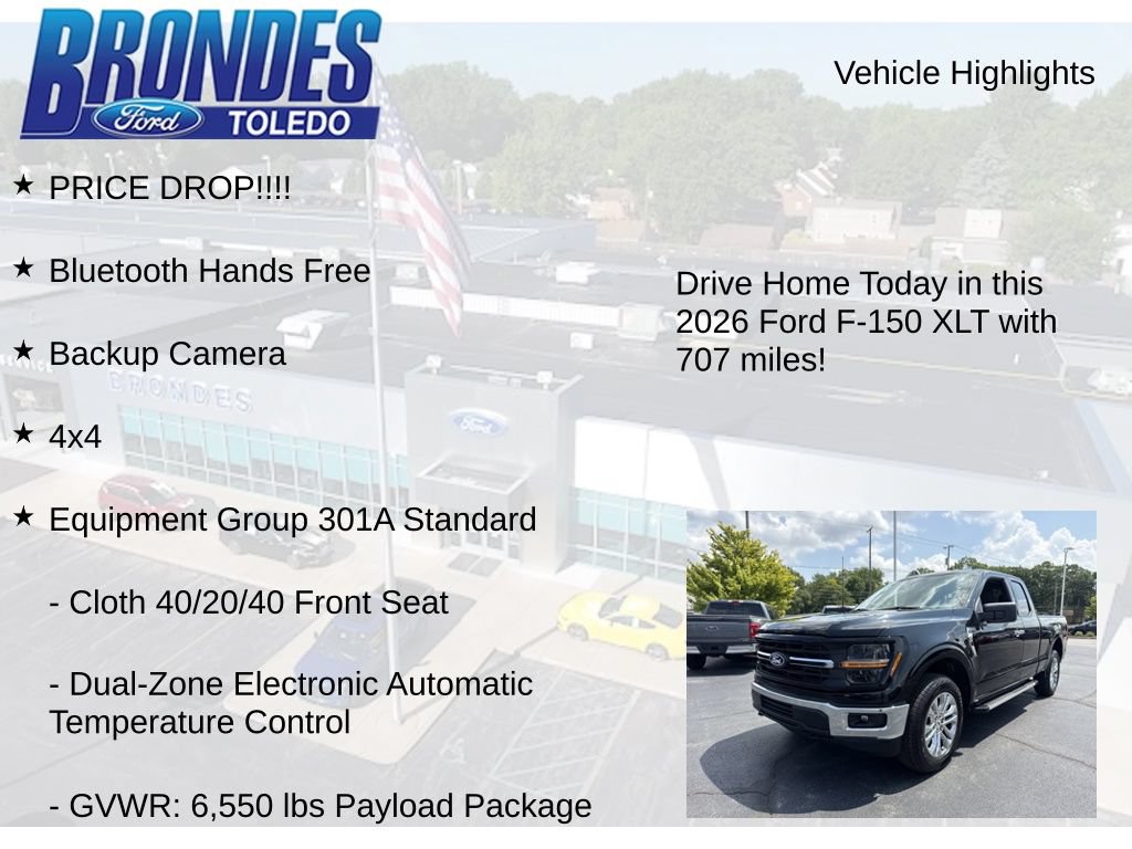 Used 2026 Ford F150 XLT w/ XLT Chrome Appearance Package AWD/4WD image 5