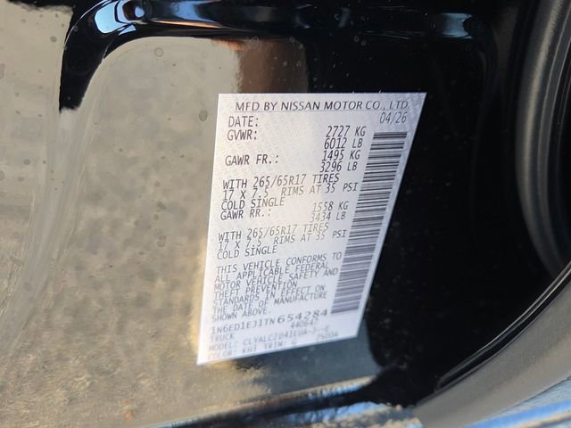 New 2026 Nissan Frontier SV w/ SV Convenience Package RWD image 17