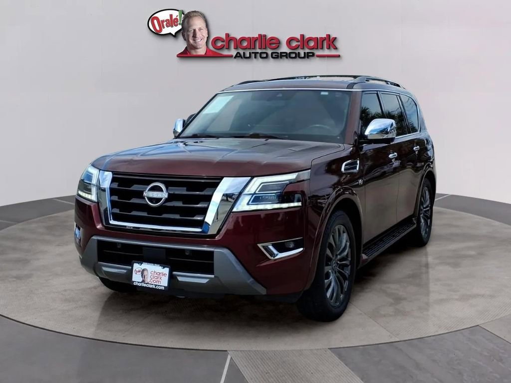 Used 2021 Nissan Armada Platinum w/ Captain's Chairs Package