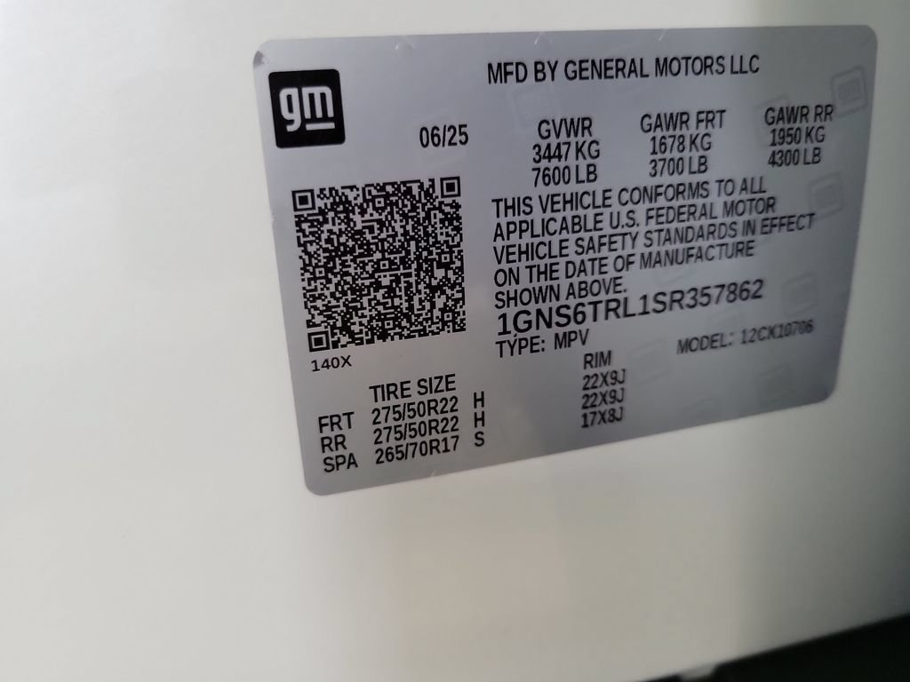 Certified 2025 Chevrolet Tahoe High Country w/ Sun And Tow Package AWD/4WD image 30