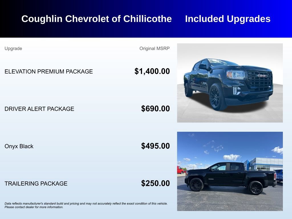 Used 2022 GMC Canyon Elevation w/ Elevation Premium Package AWD/4WD video 3