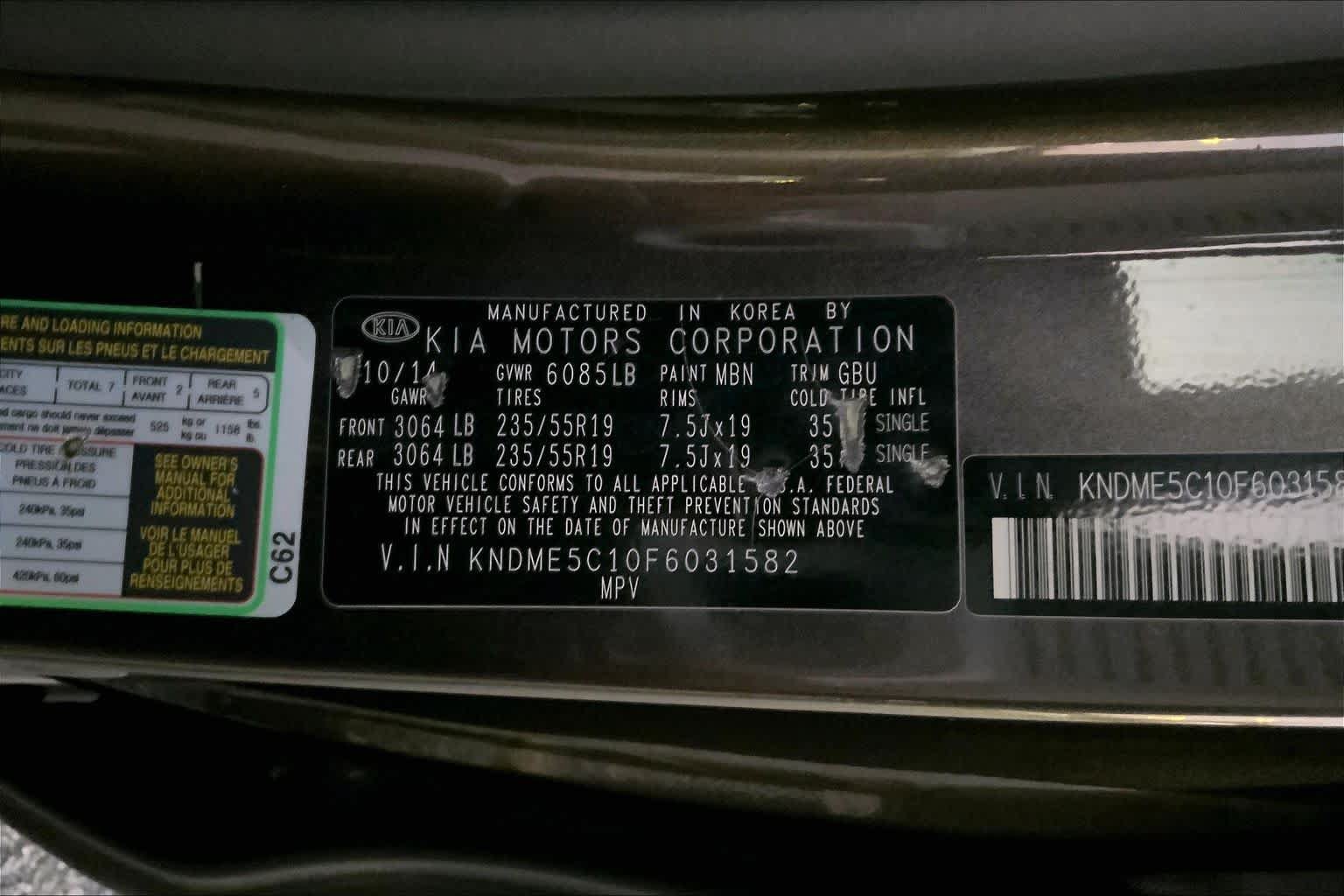 Used 2015 Kia Sedona SX Limited FWD image 28