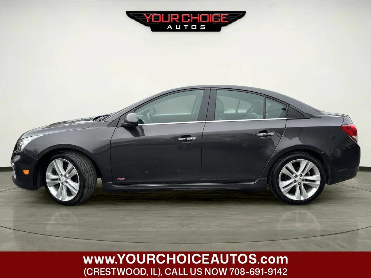 Used 2015 Chevrolet Cruze LTZ w/ Sun, Sound and Sport Package image 2