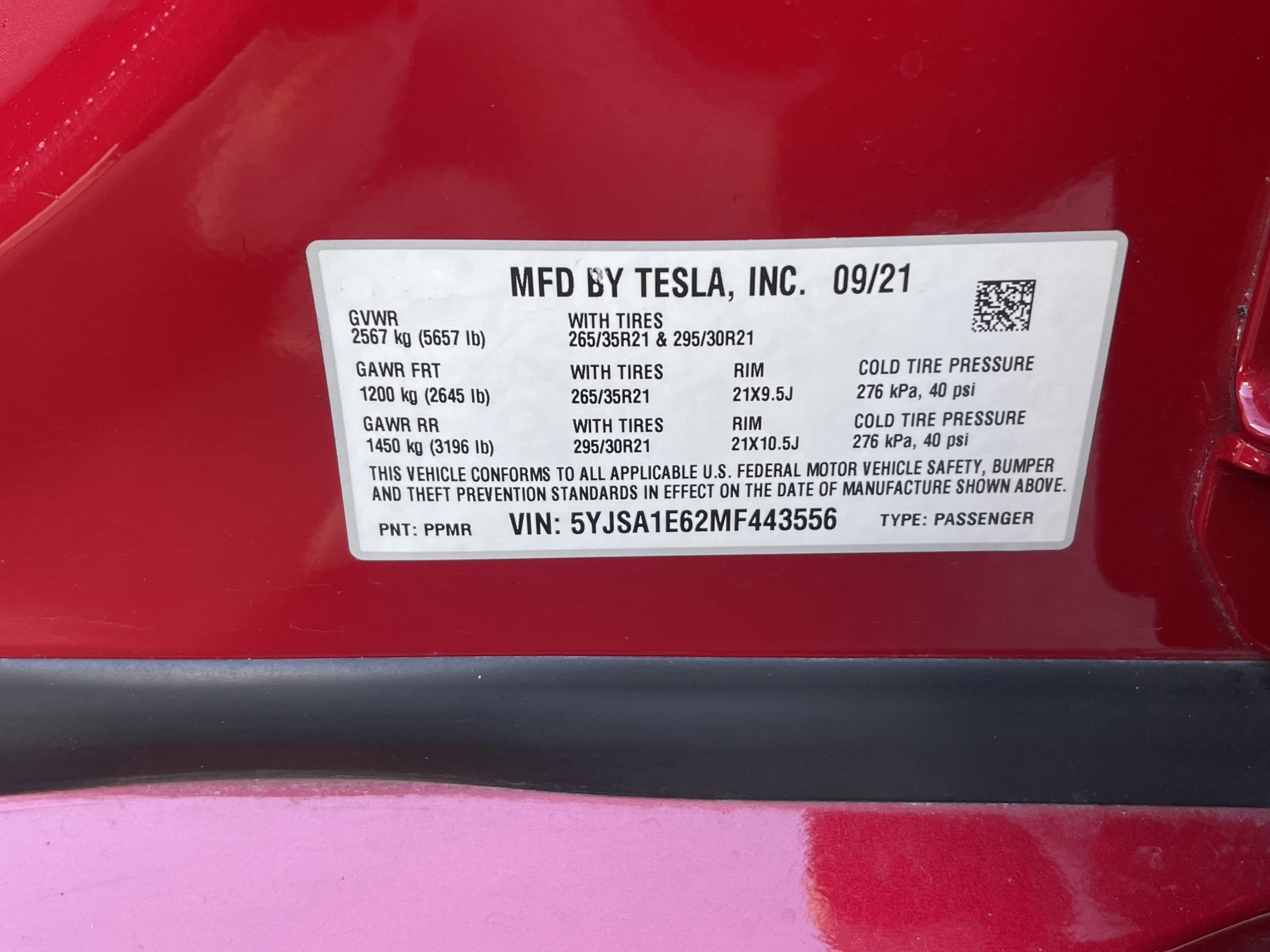 Used 2021 Tesla Model S Plaid image 45