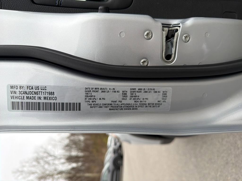 New 2026 Jeep Compass Limited w/ Sun, Sound & Navigation Group image 24